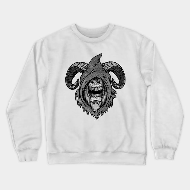 Blasphemous Goad Crewneck Sweatshirt by World upside down